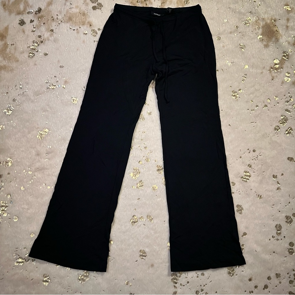 Express S Vintage Mid Rise Drawstring Relaxed Pant